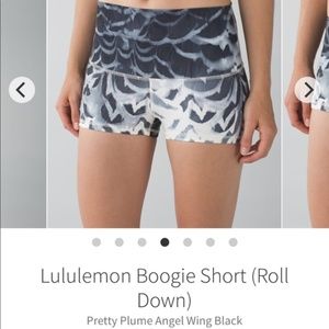 Lululemon Boogie (Roll Down) Shorts size 6 NWT